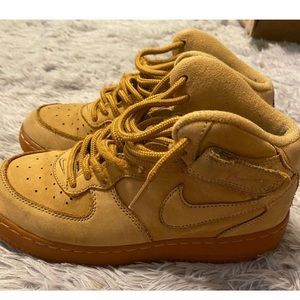 Nike Airforce wheat 1s hightop